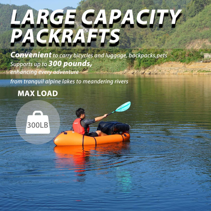 Maelstrom 235 PVC Packraft [Orange}